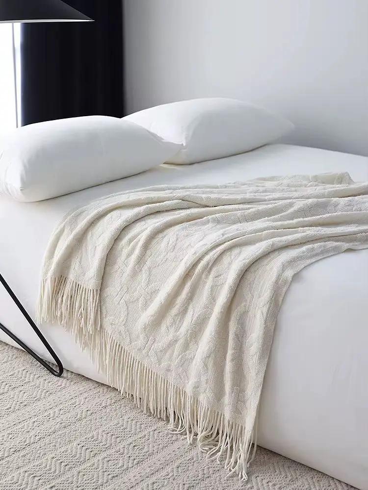 Throw Blanket with Tassels Throw blanket Throw Blankets