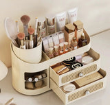 Makeup Organizer with Rotating Brush Holder Makeup organizer Desktop Organizers