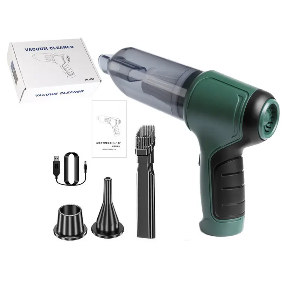 2 in 1 Wireless Car Vacuum Cleaner High Suction & Portable Handheld Dust Remover
