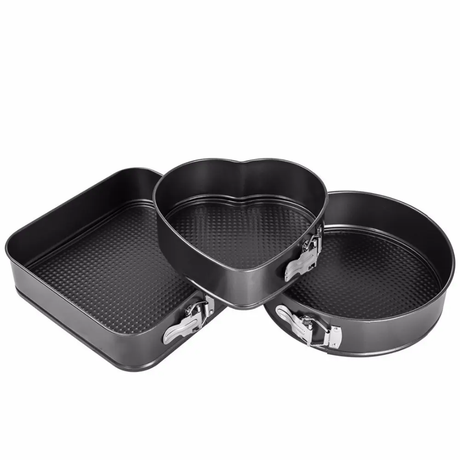 Nonstick Cake Mould Set 3pcs in 24cm 26cm 28cm for Baking and Layered Cakes- Furaha Finds Kenya