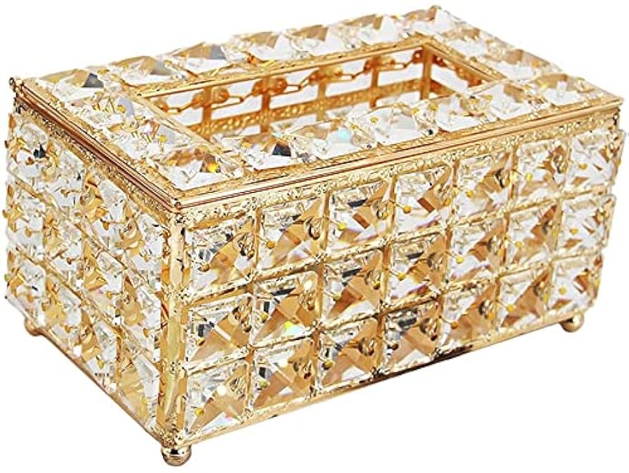 Crystal Serviette Holder with Elegant Tabletop Design
