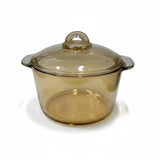 Borosilicate Glass Serving Pot with Gold Finish 2.5L Kitchen appliances