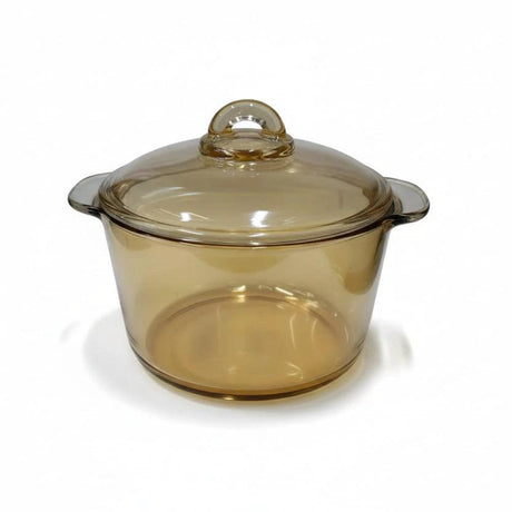 Borosilicate Glass Serving Pot with Gold Finish 2.5L Kitchen appliances