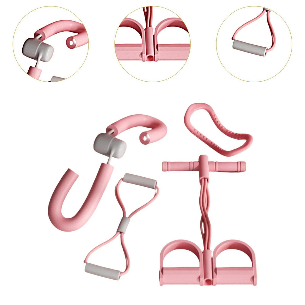 4 Piece Yoga and Fitness Workout Set for Home and Outdoor Exercise Fitness equipment Fitness & General Exercise Equipment
