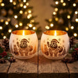 2-Piece Christmas Tealight Holder Set Candle holder Candle Holders