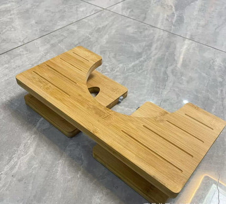 Foldable Wooden Toilet Feet Stool Office Foot Rest Stepped Stool