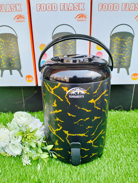 Marble Manual Tea Urn – 9.5L Capacity, Heat Retention