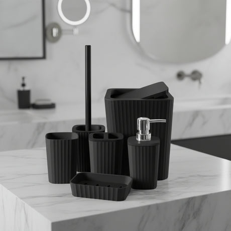 6 Piece Bathroom Accessories Set Bathroom Accessories Bathroom Accessory Sets