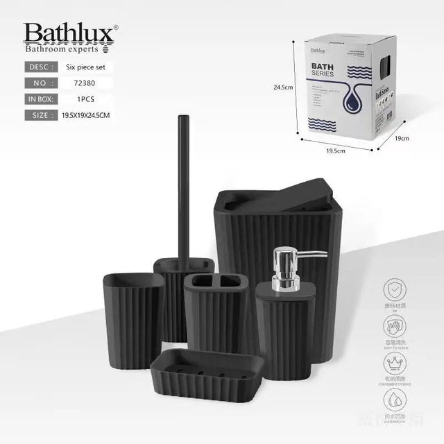 6 Piece Bathroom Accessories Set Bathroom Accessories Bathroom Accessory Sets