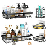 5 Pcs Shower Caddy Shelf / Bathroom Organizer