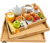 3in1 Bamboo Serving Trays Set 
Eco-Friendly Nested Design
Perfect for Dining, Entertaining, or Decor