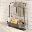 Carbon Steel Sink Caddy for Organizing Sponges and Dish Brushes in the Kitchen- Furaha Finds Kenya
