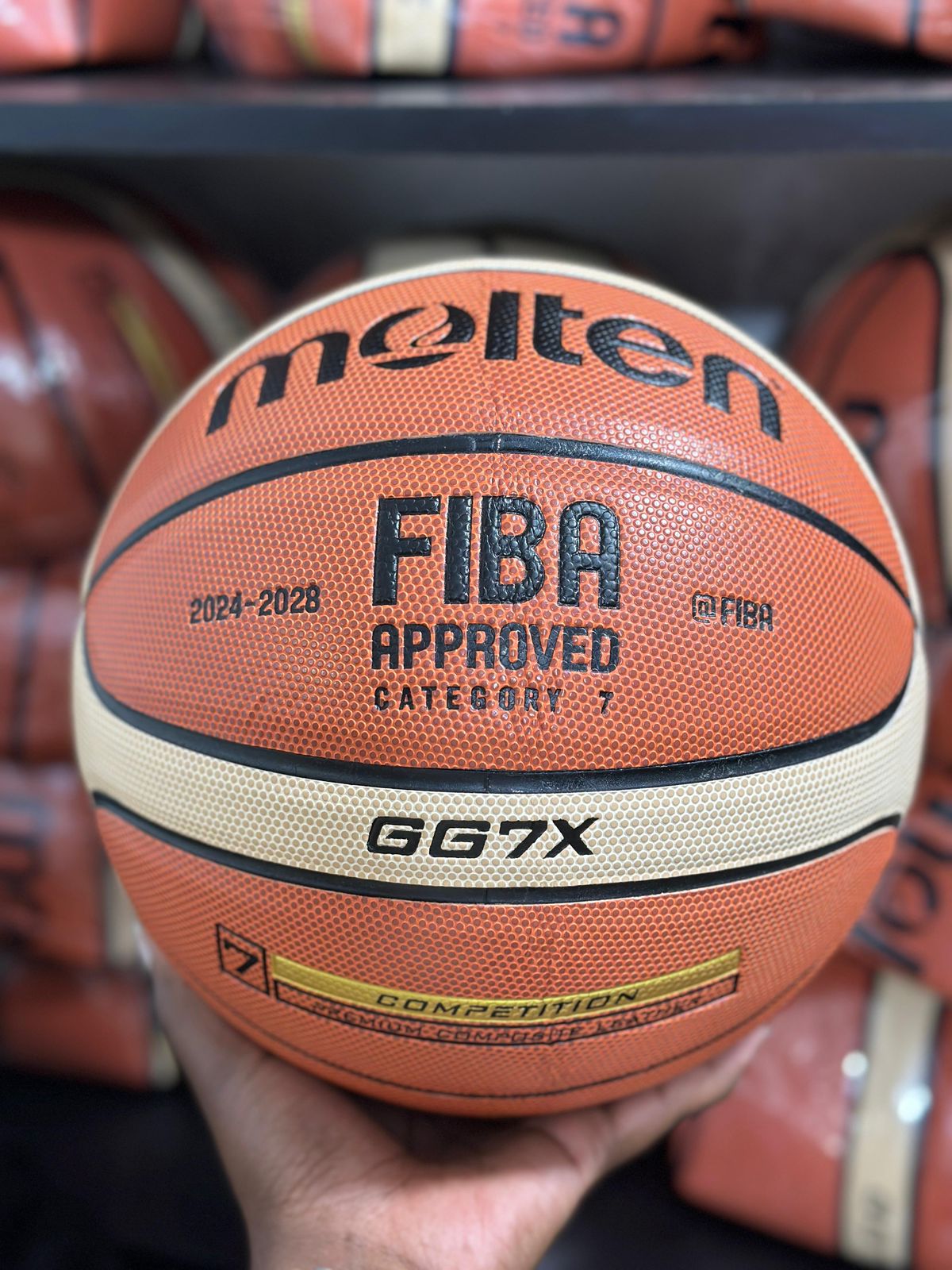 Molten Basketball Ball GG7X – FIBA Approved Indoor/Outdoor Play