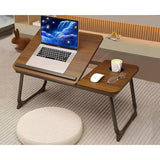 Adjustable Tilting Laptop Folding Table Stand Desk for Bed and Sofa with Foldable Legs.