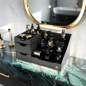 Desktop Cosmetic And Cologne Organizer For Beauty Lovers Home & Organization Household Storage Containers