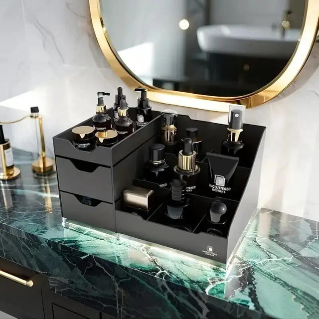 Desktop Cosmetic And Cologne Organizer For Beauty Lovers Home & Organization Household Storage Containers