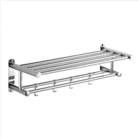 Double Layer Wall Mounted Towel Rack Home & Garden Towel Racks
