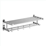 Double Layer Wall Mounted Towel Rack Home & Garden Towel Racks