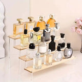 4-Tier Wooden & Acrylic Display Stand Acrylic stand Drawer Organizers