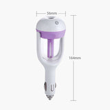 Car Humidifier Essential Oil Diffuser with Cool Mist and 12V Charging Port