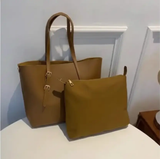 Minimalist Tote Bag with Inside Pouch Braided Tote Bag Tote Bags