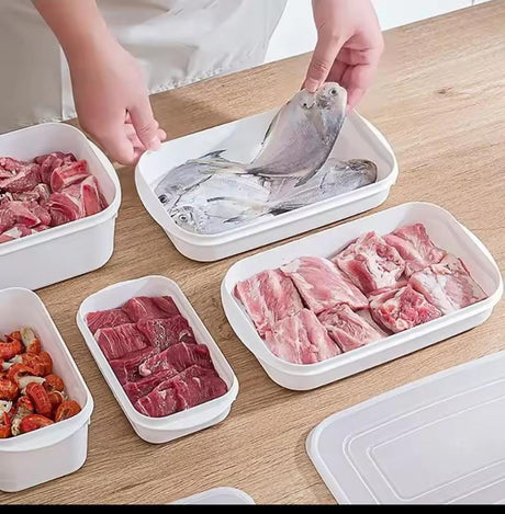 Freezer and Fridge Stackable Food Storage Containers for Organized Kitchen Storage- Furaha Finds Kenya