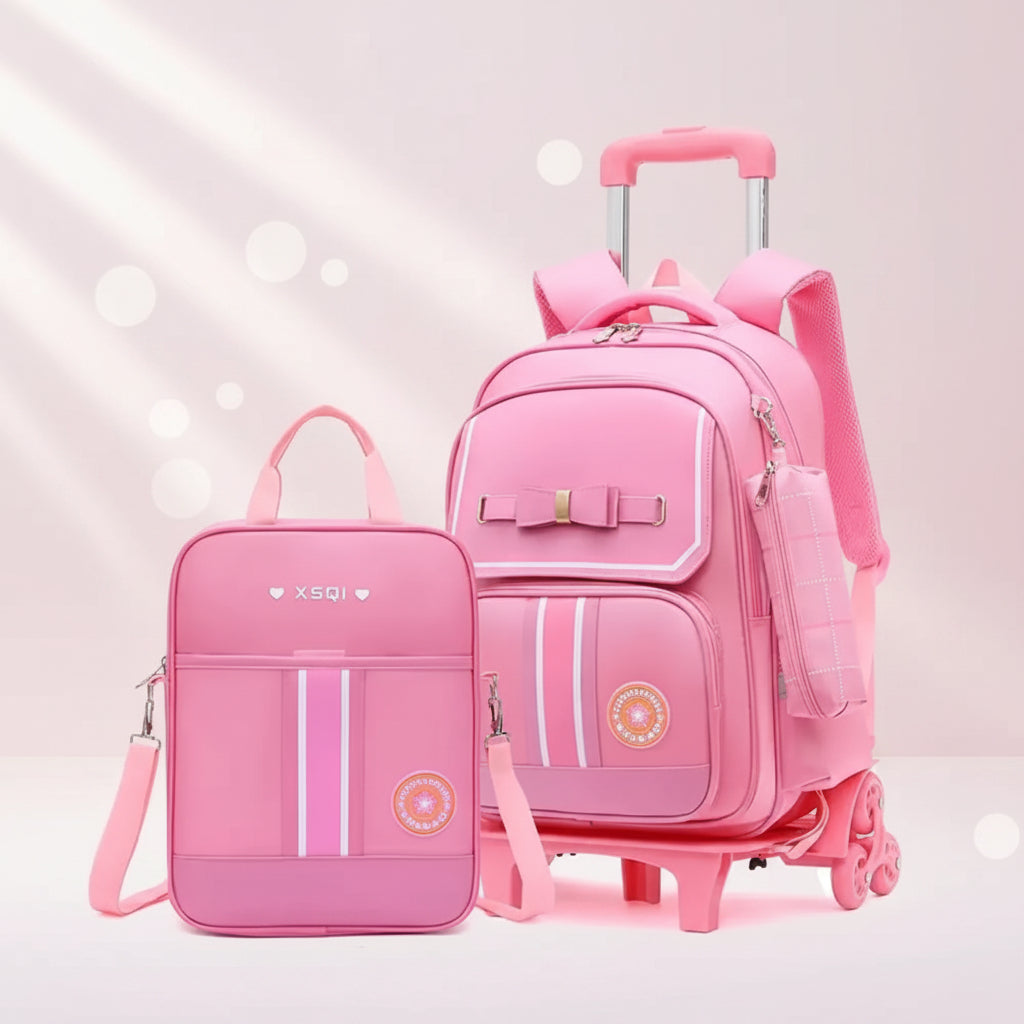 3 in 1 Kids Trolley School Backpack Set Backpacks & Bags Backpacks