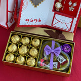 Hot Valentines Ladies Forever Love Gift Set with Watch Jewellery and Chocolates