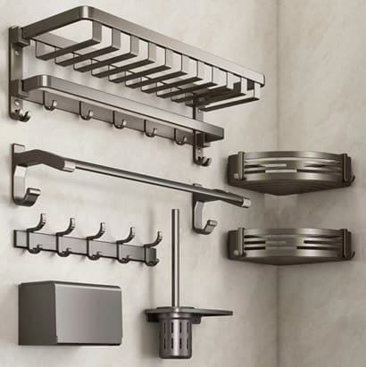 7pcs High Quality Bathroom Accessory Set – Rust Resistant