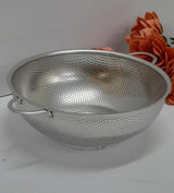 Stainless Steel Basket Strainer/Colander Multi Use Kitchen Drain Bowl for Fruits, Veggies & Rice