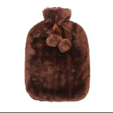 Hot Water Bottle With Lid Plush Bag 2L Personal Care Appliances Health & Beauty