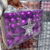 101 Pcs Christmas Tree Decor Balls Set