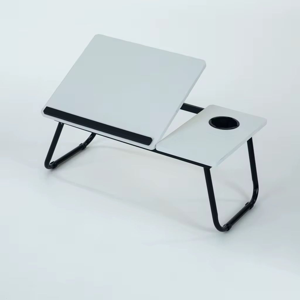 Adjustable Tilting Laptop Folding Table Stand Desk for Bed and Sofa with Foldable Legs.