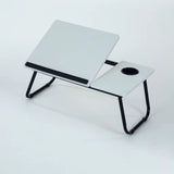 Adjustable Tilting Laptop Folding Table Stand Desk for Bed and Sofa with Foldable Legs.