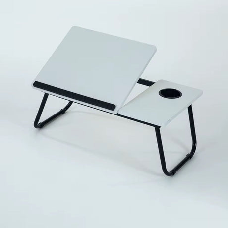 Adjustable Tilting Laptop Folding Table Stand Desk for Bed and Sofa with Foldable Legs.