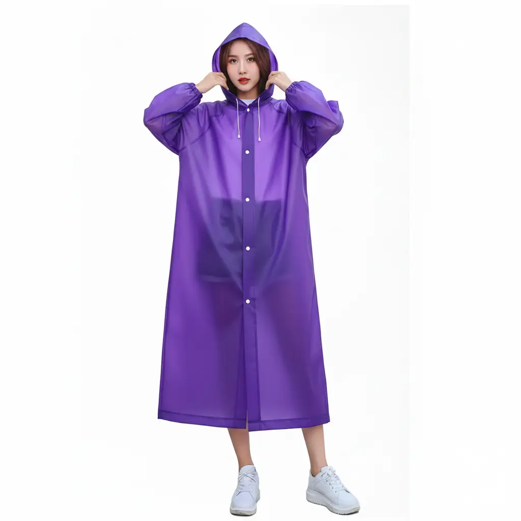 Adult EVA Hooded Raincoat Rain coat Rain Coats