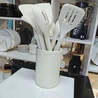 Silicone Spoon Set Home Cooks Heat Resistant Nonstick Safe Kitchenware Kitchen Utensil Sets