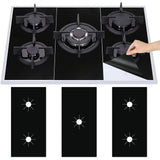 1 Set 5-Hole Gas Stove Pad Protective Cover – Anti-Dirty Non-Stick Reusable Stovetop Scratch Protector Pads Kitchen accessories Cooktop Protectors