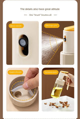 Oil Spray Bottle 250ml Glass Bottle for Cooking Oil, Vinegar & Dressings.- Furaha Finds Kenya