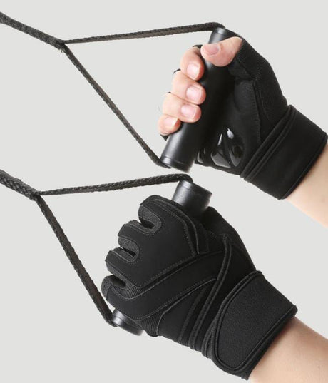 Anti-Slip Workout Gloves with Extended Wrist Support – Perfect for Fitness & Weight Training