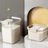 Acrylic Rice Bucket with Airtight Lid Food storage container Food Storage Containers