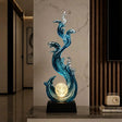 Blue Resin Ocean Wave Sculpture Sculpture Sculptures & Statues