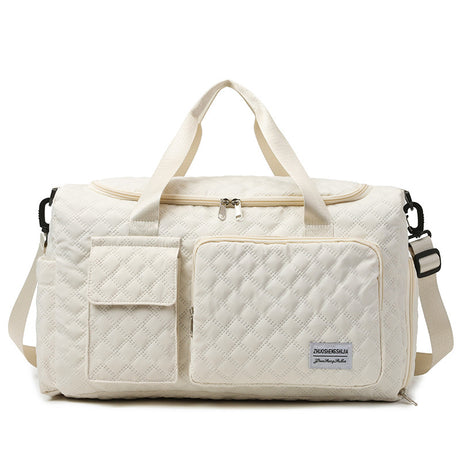 Furaha Finds Large Capacity Duffle Tote Travel Bag with Crossbody Strap for Weekend, Gym, and Overnight Use
