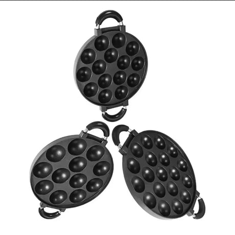 12 Hole Vitumbua Cooking Pan with Handles Cast Iron Nonstick Snack Maker- Furaha Finds Kenya
