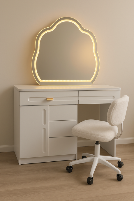 Dressing Table and Chair Combo Set-Furaha Finds