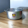 KALUWORKS Aluminium Sufuria - Extra Heavy with Lid Kitchenware Stock Pots