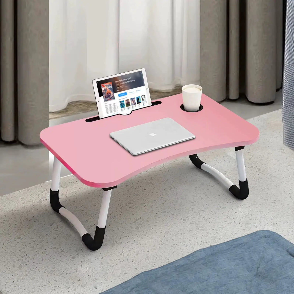 Foldable Breakfast Laptop Table For Small Spaces Desks Folding Tables