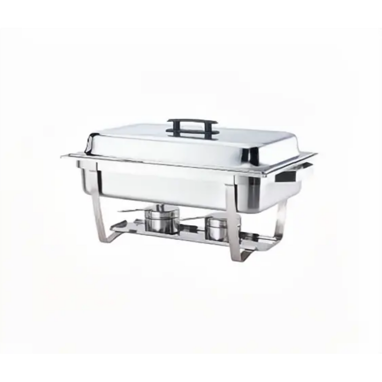 Stainless Steel Rolltop Chafing Dish with Glass Window 9L Double Pan for Buffet and Catering