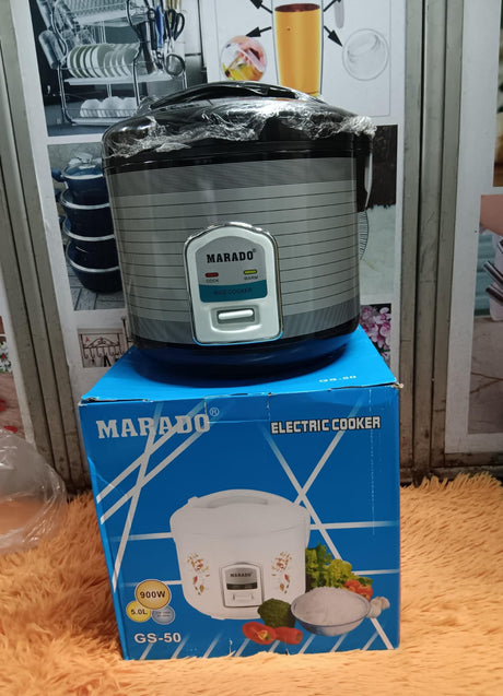 Marado Electric Rice Cooker 5L with Keep Warm Function – 900W- Furaha Finds Kenya
