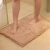 Chenille Bathroom Mat Bath Mats & Rugs